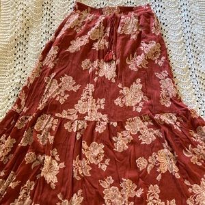 Beautiful, floral skirt.